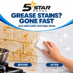 5STAR BRAND Magic Eraser Cleaning Sponge | Pack of 4 | Multi-Surface Scratch-Free Cleaning | Removes 100+ Tough Stains with Just Water | For Walls, Kitchen, Bathroom, Shoes & Switch Boards
